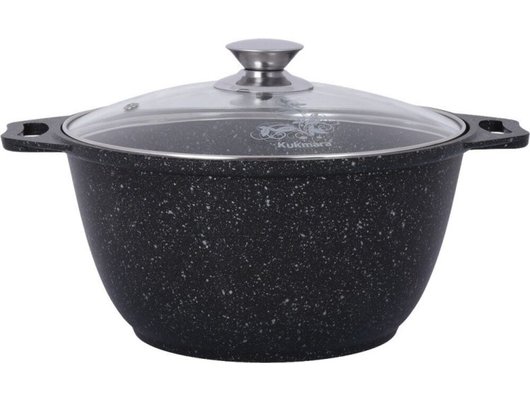 Набор посуды KUKMARA нкп06мт (темный мрамор)